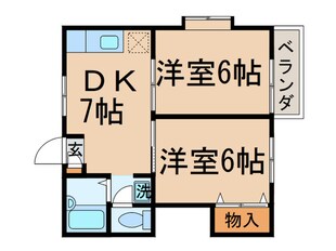 スクウェア－Ａ棟の物件間取画像